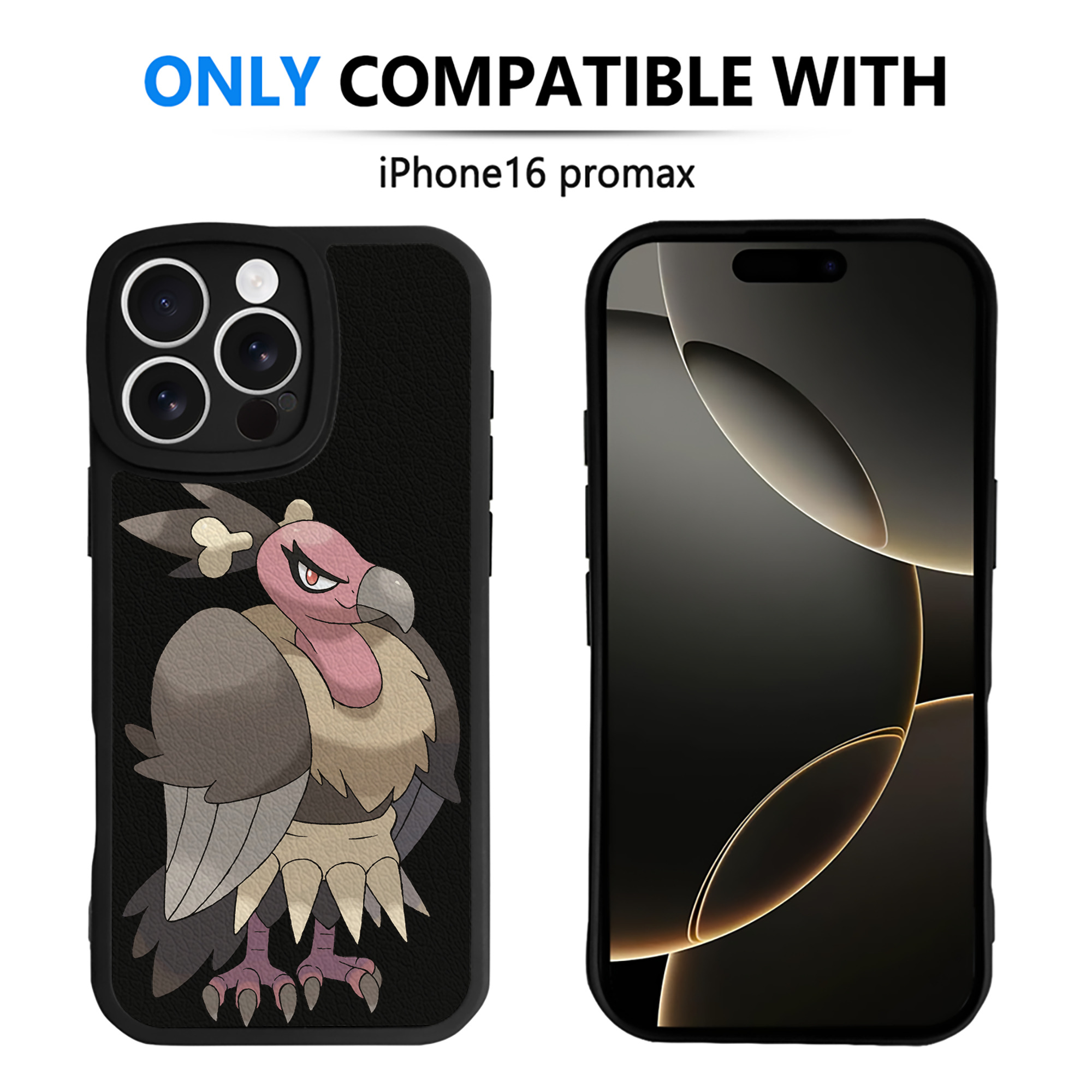 （画像用） ポケットモンスター Pokémon 【iPhone 16シリーズ対応】シリコンスマホケース（レザー調） 材質：シリコン